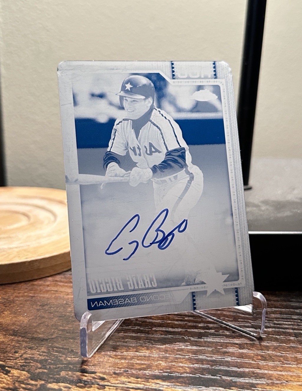 Craig Biggio 2026 Topps Chrome Printing Plate Auto True 1/1 Astros #CLA-CB Craig Biggio 2026 Topps Chrome Printing Plate Auto True 1/1 Astros #CLA-CB