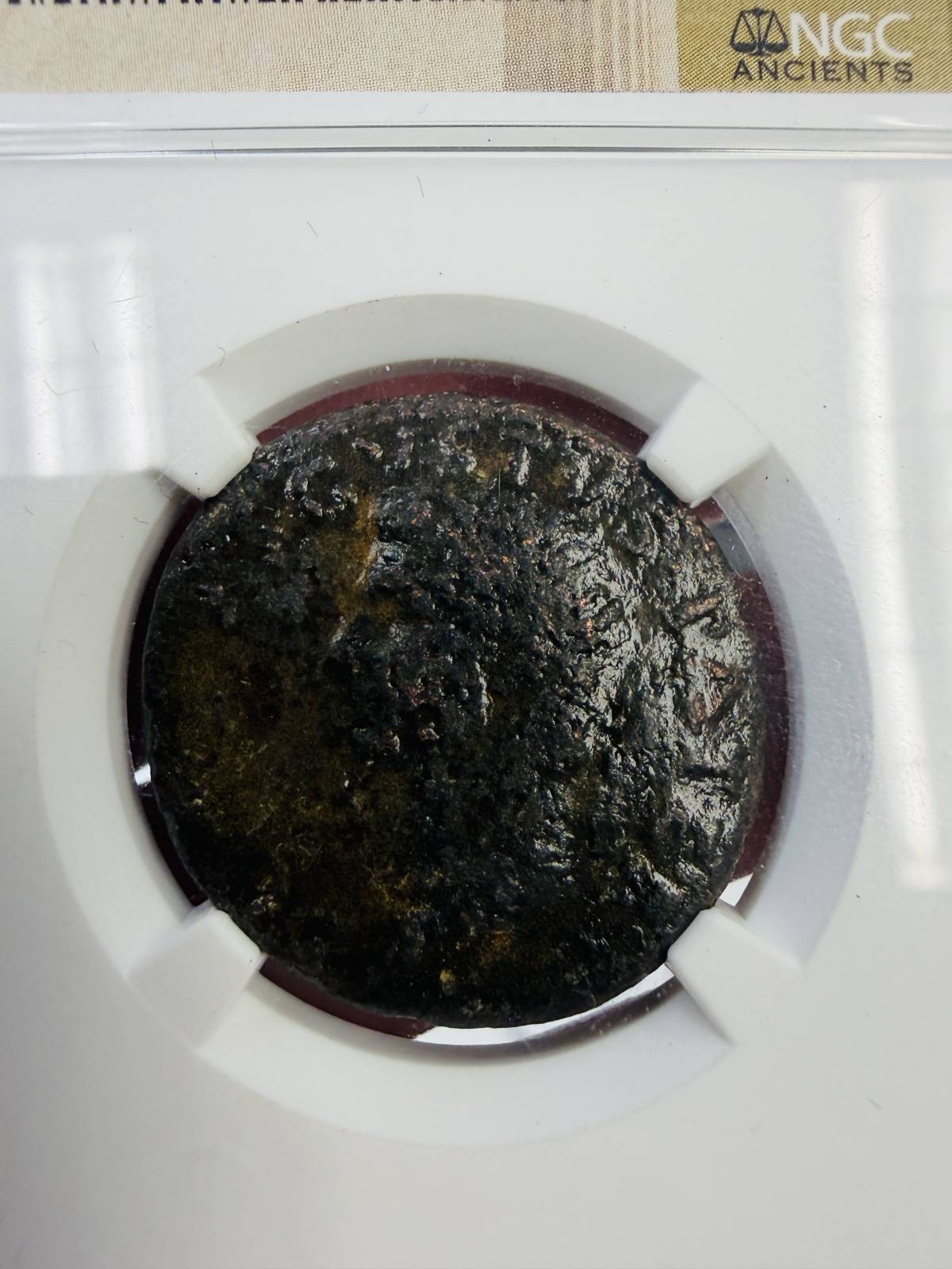 Augustus (Posthumous, under Tiberius), AE As NGC Ancients Certified Augustus (Posthumous, under Tiberius), AE As NGC Ancients Certified