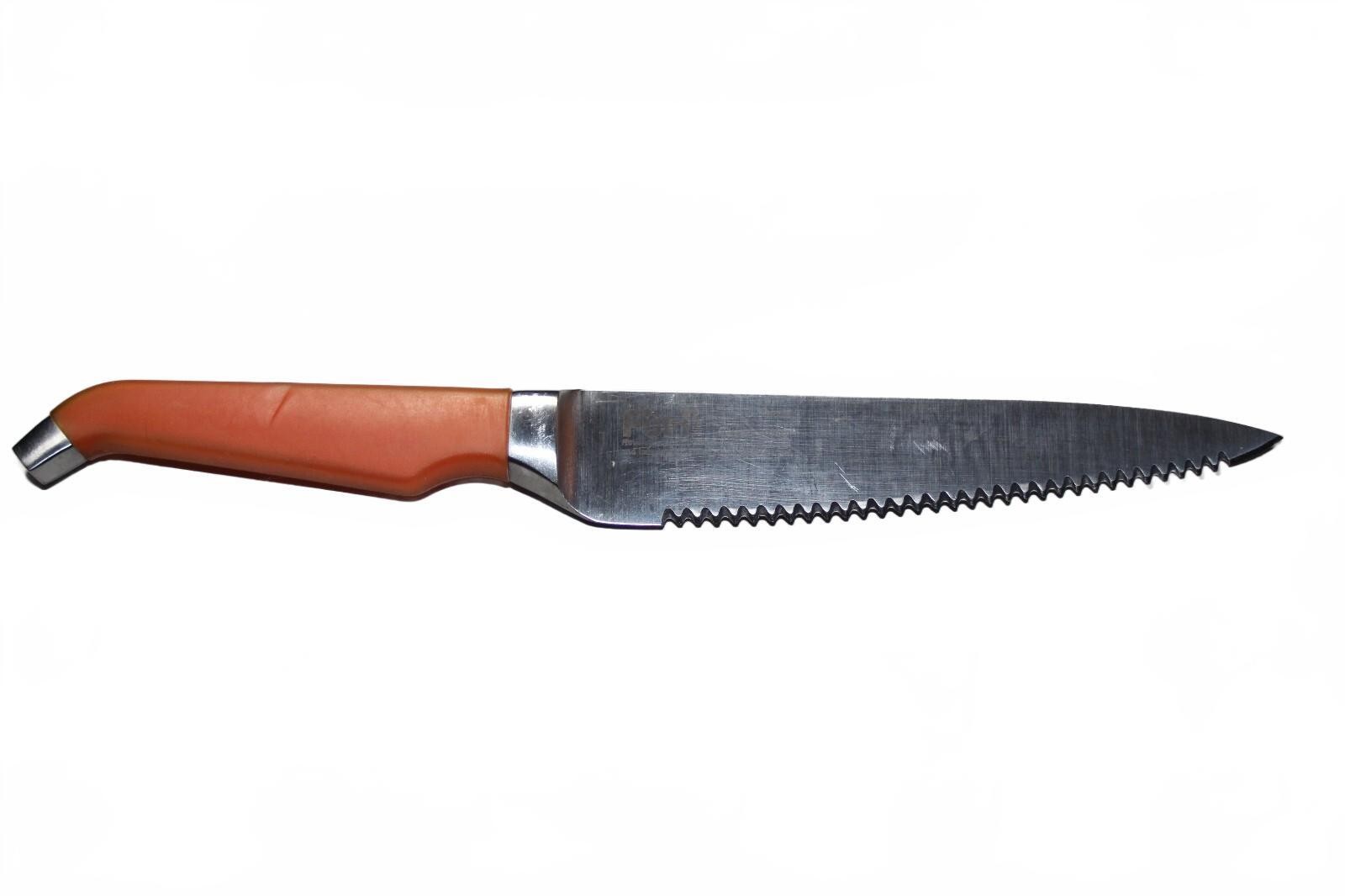 FÜRI Rachael Ray Gusto Grip Serrated Utility Knife Kitchen Tool Orange FÜRI Rachael Ray Gusto Grip Serrated Utility Knife Kitchen Tool Orange