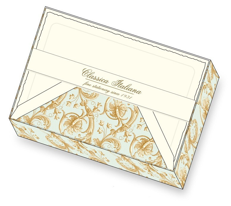 Classica Italiana Folded Note Cards, Set of 10 - Verona