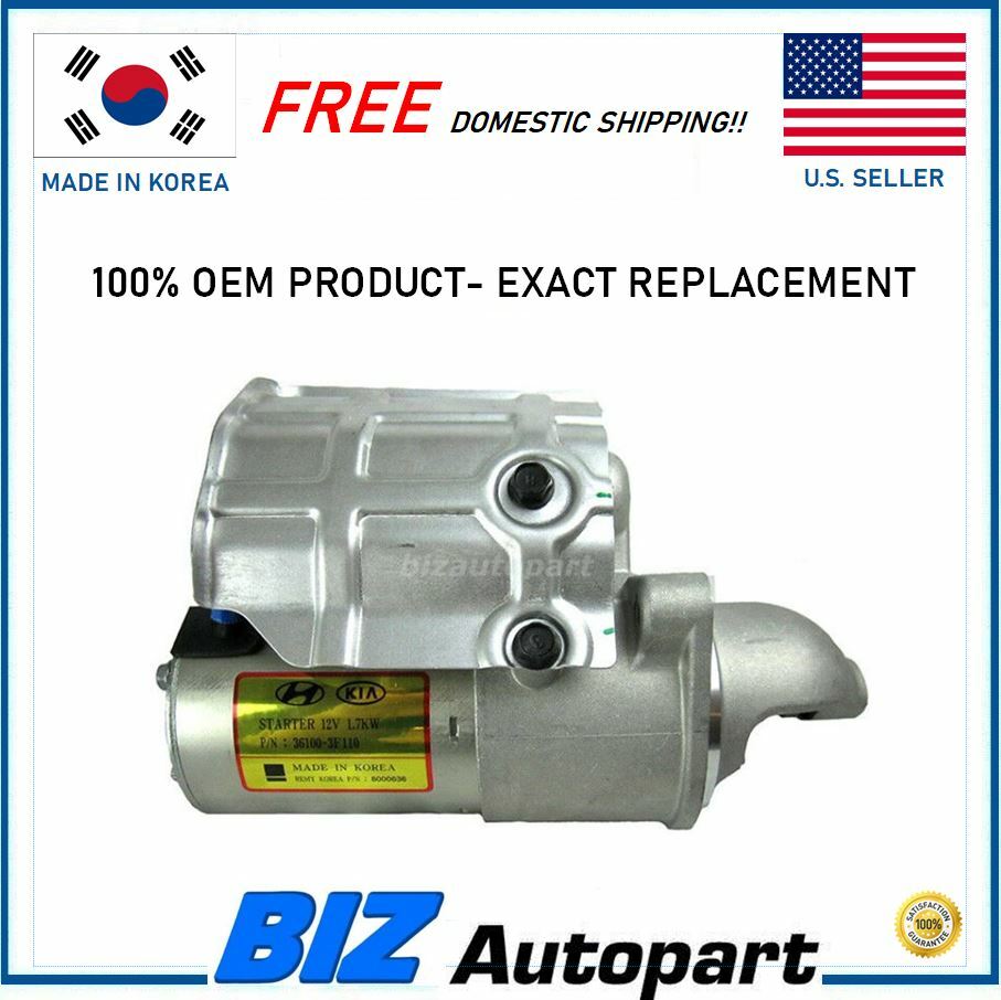OEM STARTER 12V 1.7KW FOR 14-16 Equus Genesis 15-17 KIA K900 5.0L 36100-3F110