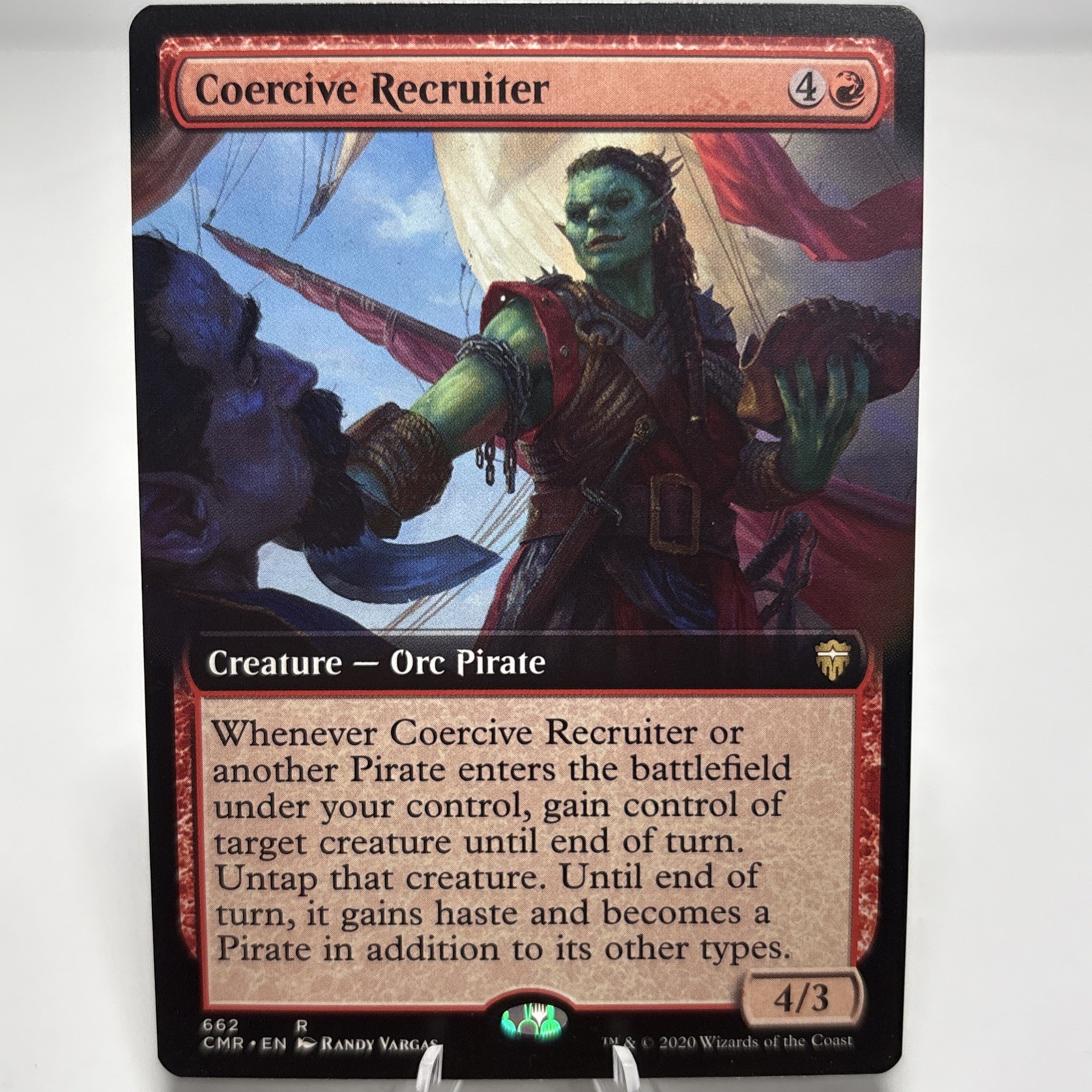 Coercive Recruiter MTG Commander Legends Rare NM x1 - Magic Card Extended Art Coercive Recruiter MTG Commander Legends Rare NM x1 - Magic Card Extended Art