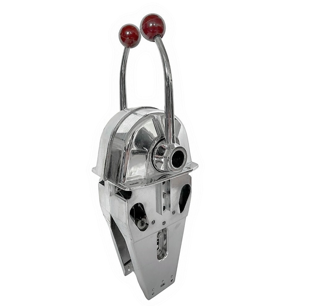 Powerob Tec Top Dual Outboard Remote Control Box For PBD-14 No Wire & Switch