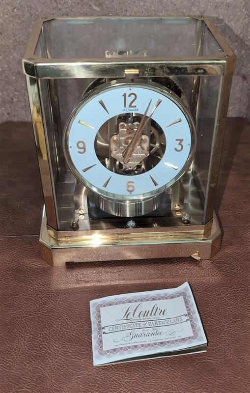 FOR PARTS Vintage Gold Gilt LeCoultre Atmos Mantel Clock 15 VXN Jewels FOR PARTS Vintage Gold Gilt LeCoultre Atmos Mantel Clock 15 VXN Jewels