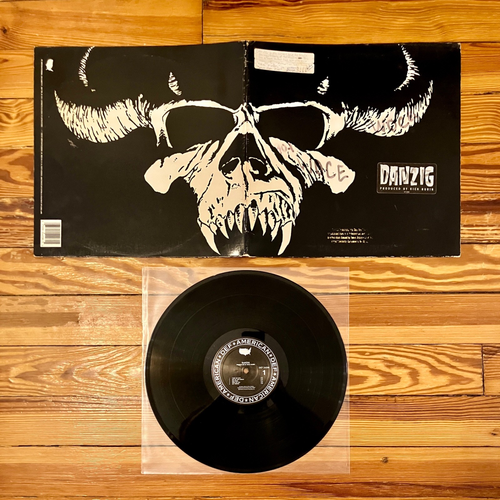 Danzig S/T Self-Titled 1st LP Vinyl OG First Pressing 1988 Rare Metal VG+/VG