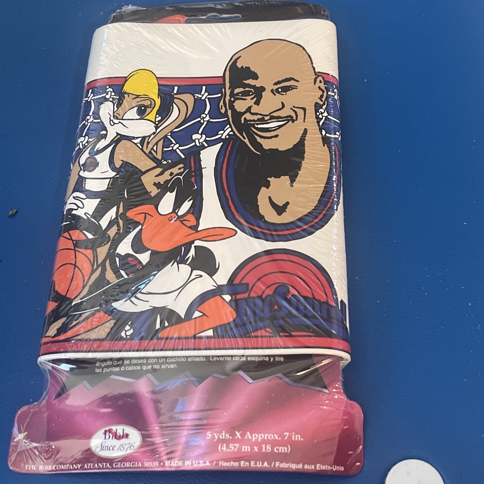 VTG Michael Jordan Tunes Squad Looney Tunes Wall Paper Border 7”X 5 Yds Sealed VTG Michael Jordan Tunes Squad Looney Tunes Wall Paper Border 7”X 5 Yds Sealed