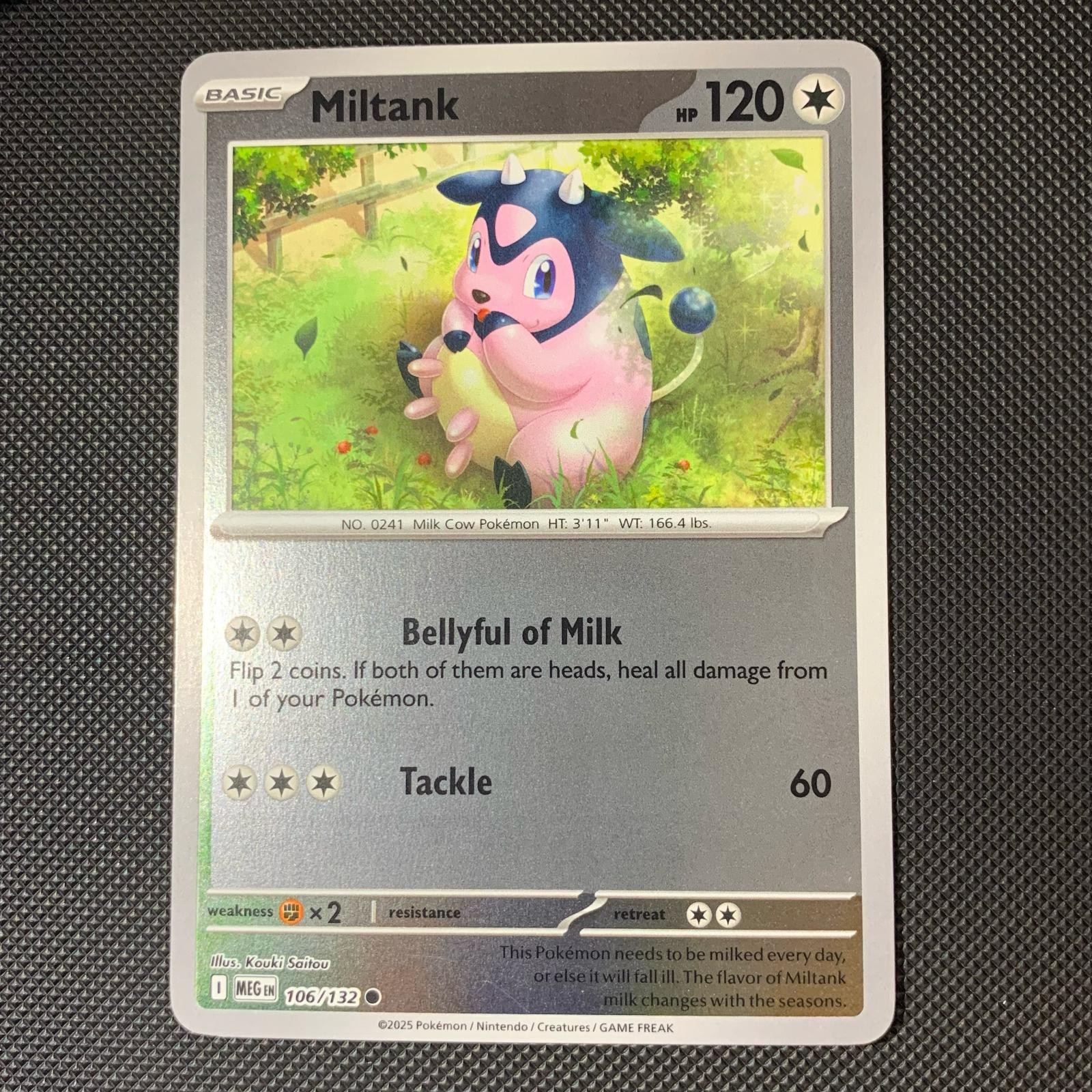 Miltank 106/132 Common Mega Evolution Pokemon Reverse Holo Near Mint