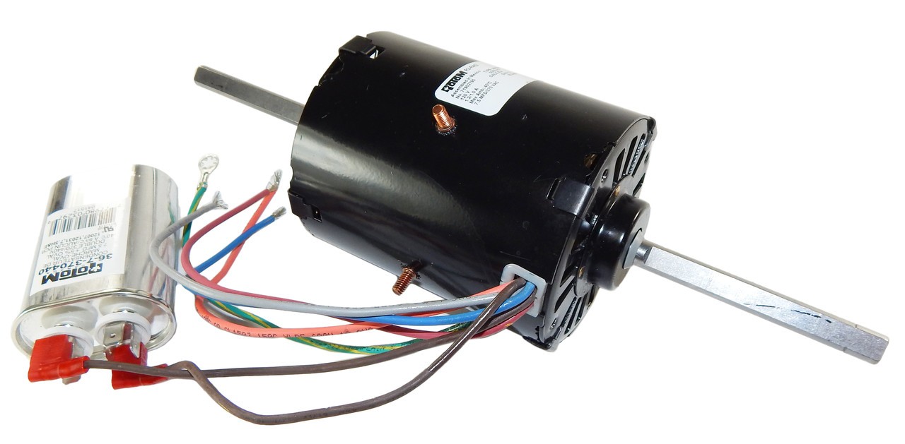ROTOM MOTORS R2-R462 Venmar Make Up Air Motor 02101, 1/17 hp, 1650 RPM Used