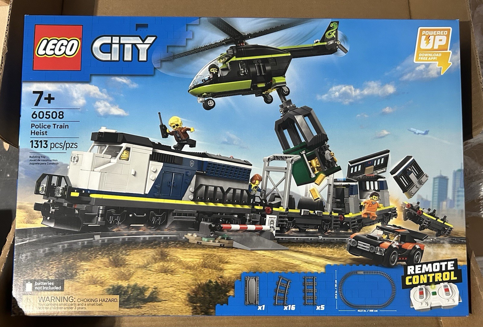LEGO® City Police Train Heist 60508 With Remote Control BRAND NEW SEALED LEGO® City Police Train Heist 60508 With Remote Control BRAND NEW SEALED