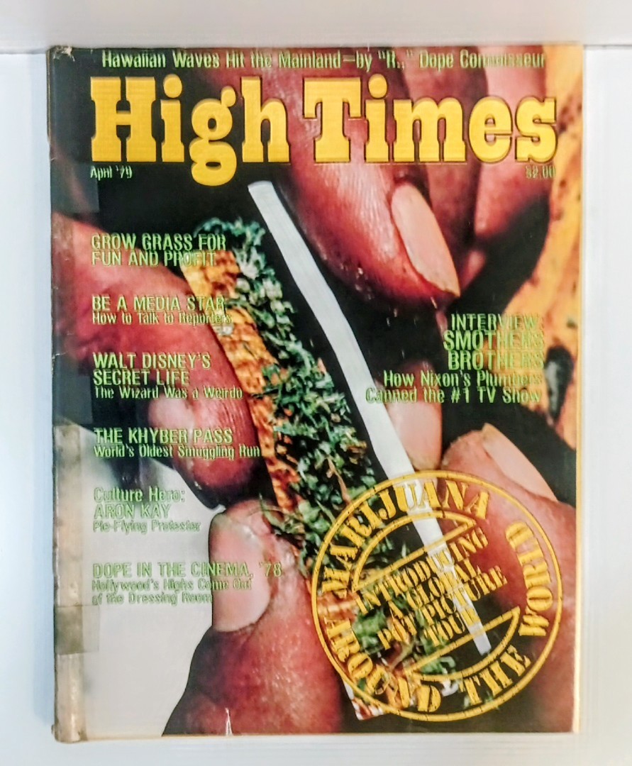Vintage High Times April 1979 Issue 44 Marijuana Cannabis Walt Disney 
