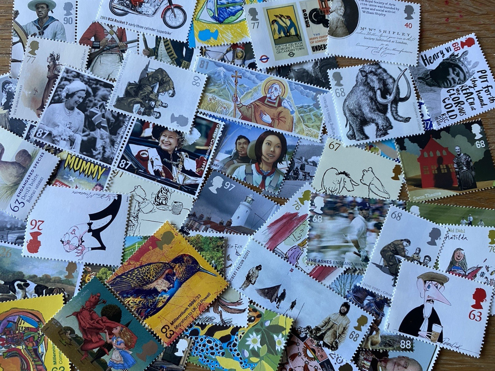 GB Stamps For Cheap Postage Face Value £50 Mint with Full gum