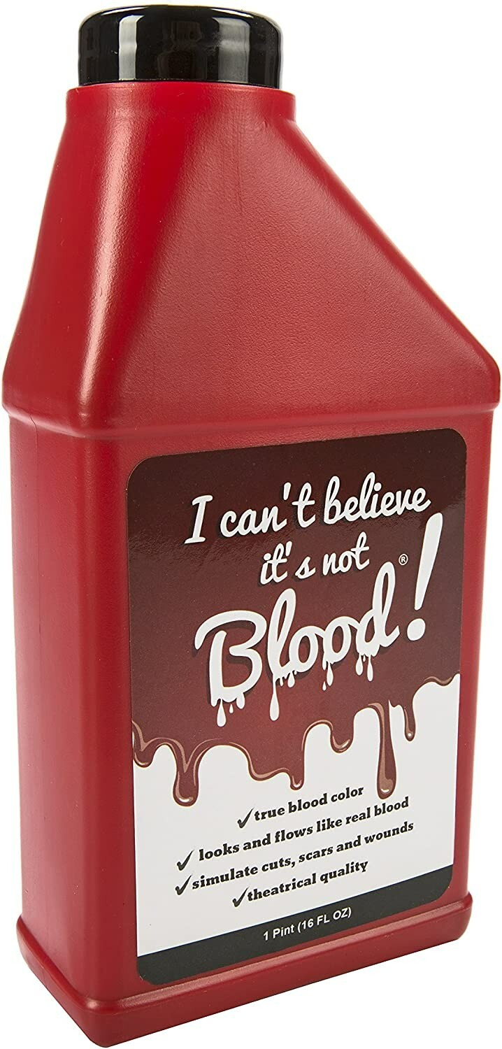 I Can't Believe It's Not Blood - Fake Blood 16 Fl Oz I Can't Believe It's Not Blood - Fake Blood 16 Fl Oz
