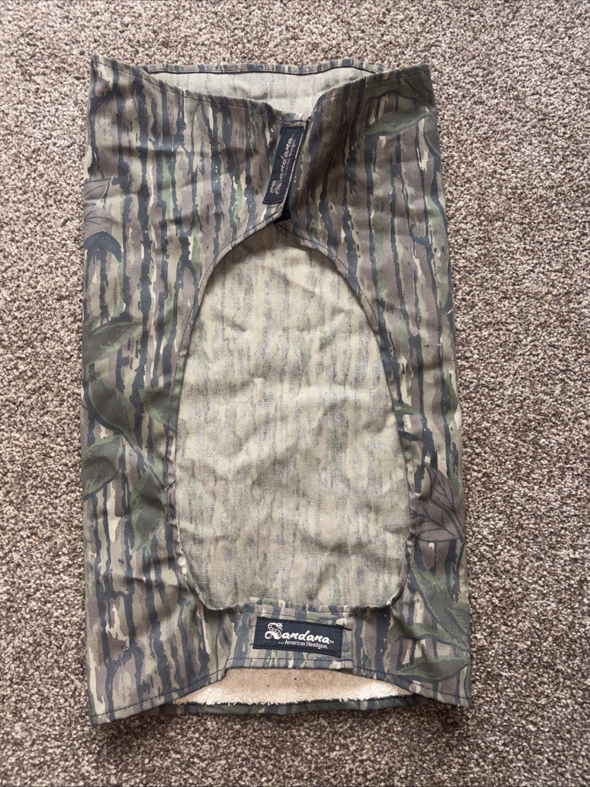 Original OG 1990's Sandana Paintball Headband Real Tree Camo - Rare Collectors Original OG 1990's Sandana Paintball Headband Real Tree Camo - Rare Collectors