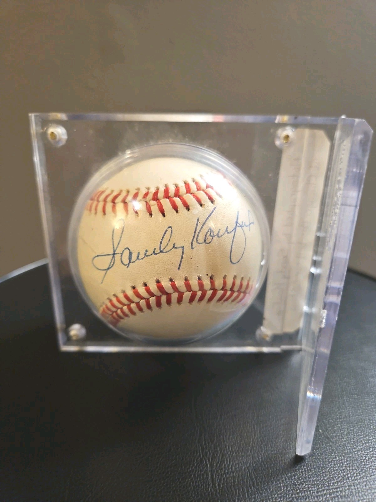 Sandy Koufax Signed National League Rawlings Baseball Los Angeles Dodgers Sandy Koufax Signed National League Rawlings Baseball Los Angeles Dodgers