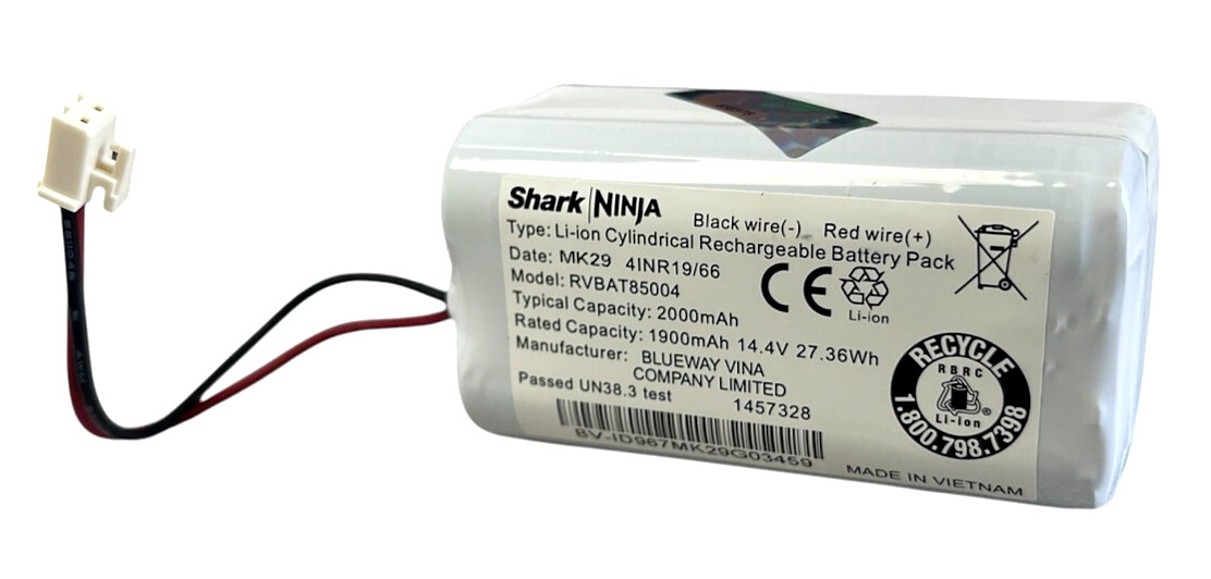 New Genuine Shark Replacement Rechargeable Li-Ion Battery 2000mAh - RVBAT85004