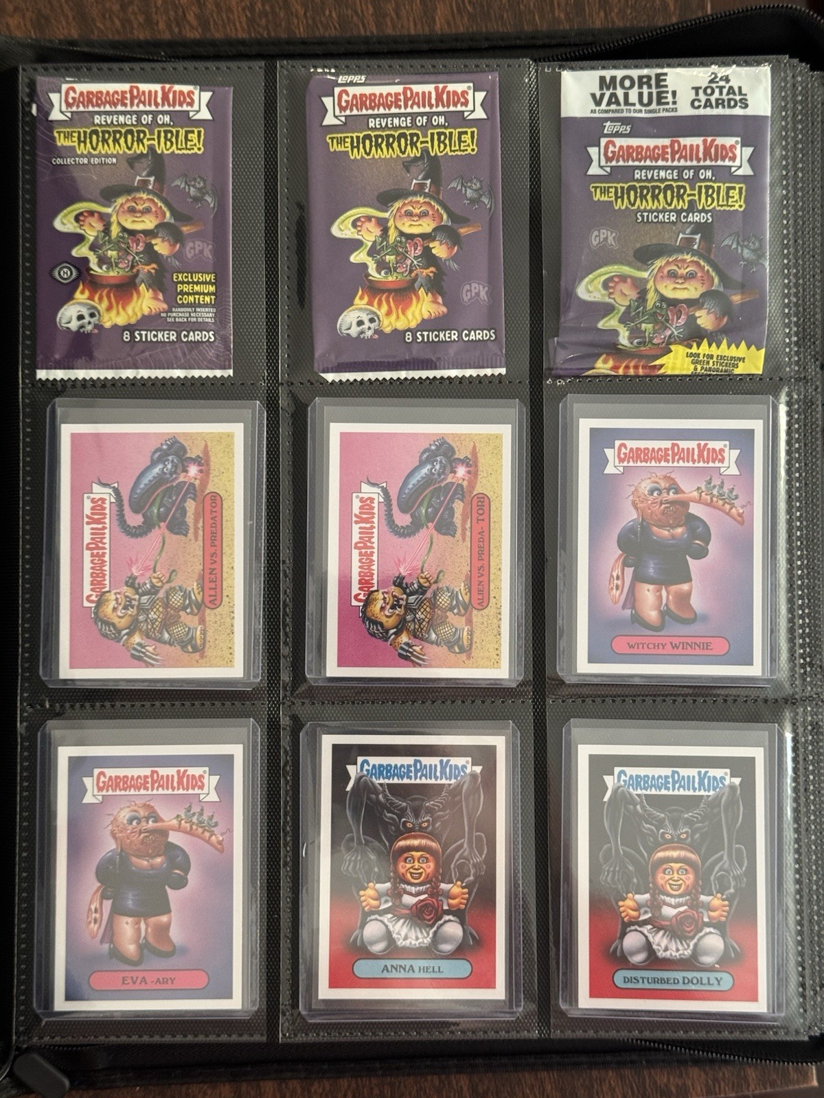 2019 GPK REVENGE OF OH THE HORROR-IBLE 241-CARD MASTER SET, Sealed Packs+Subsets