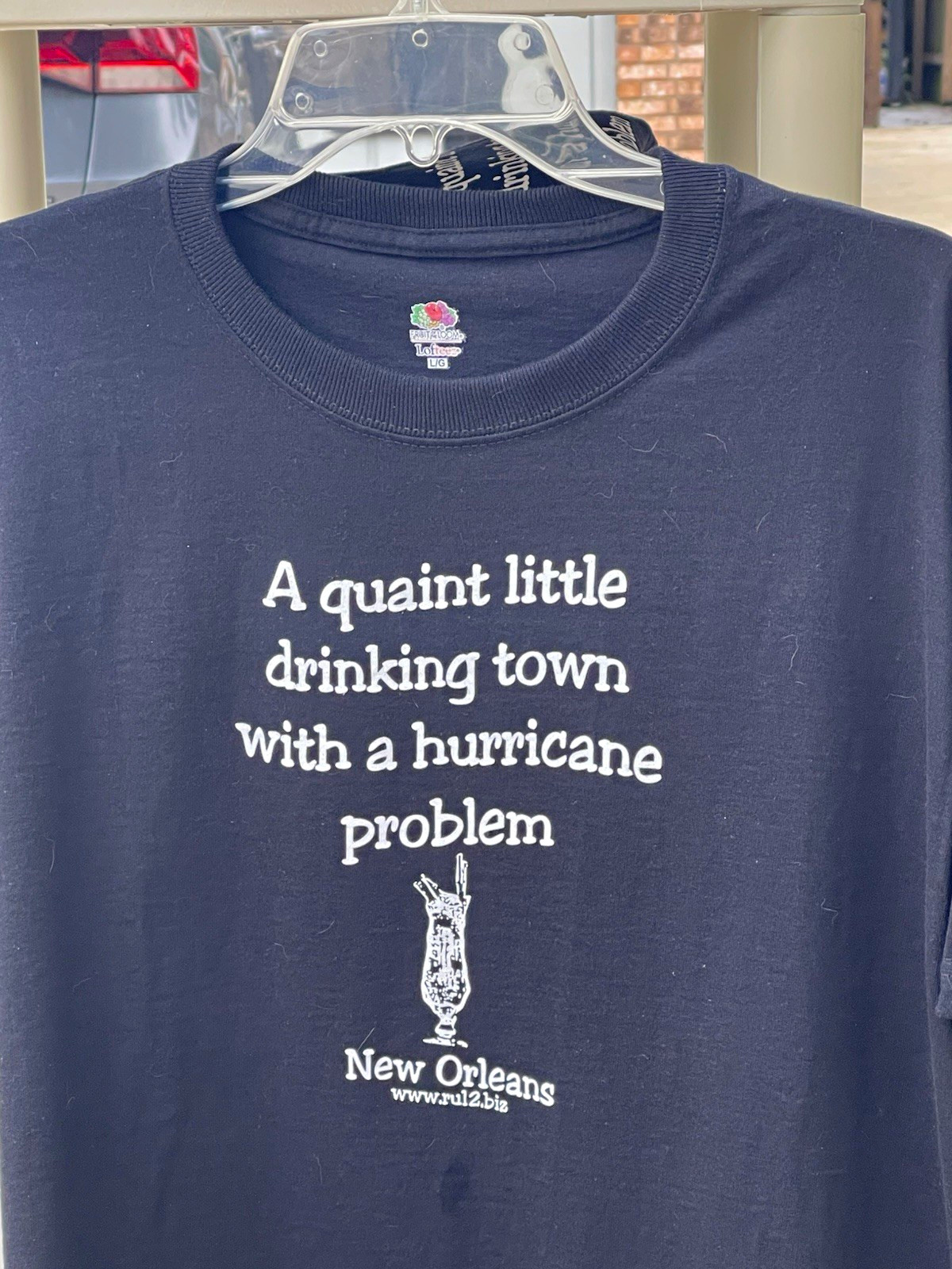 Fruit New Orleans T-Shirts — “A Quaint Little Drinking Town” — New Fruit New Orleans T-Shirts — “A Quaint Little Drinking Town” — New