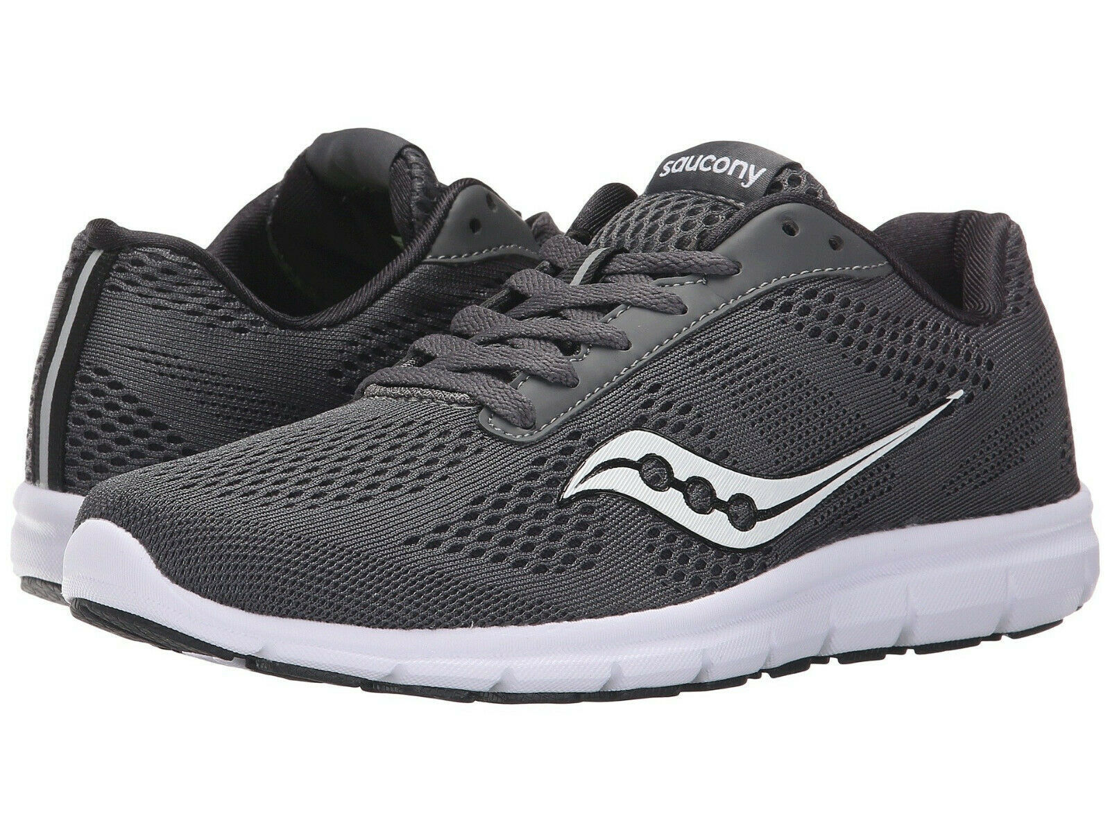 Saucony Women\'s Grid Ideal Running Shoes,S15269-1, Gray\\White, Size US 6.5