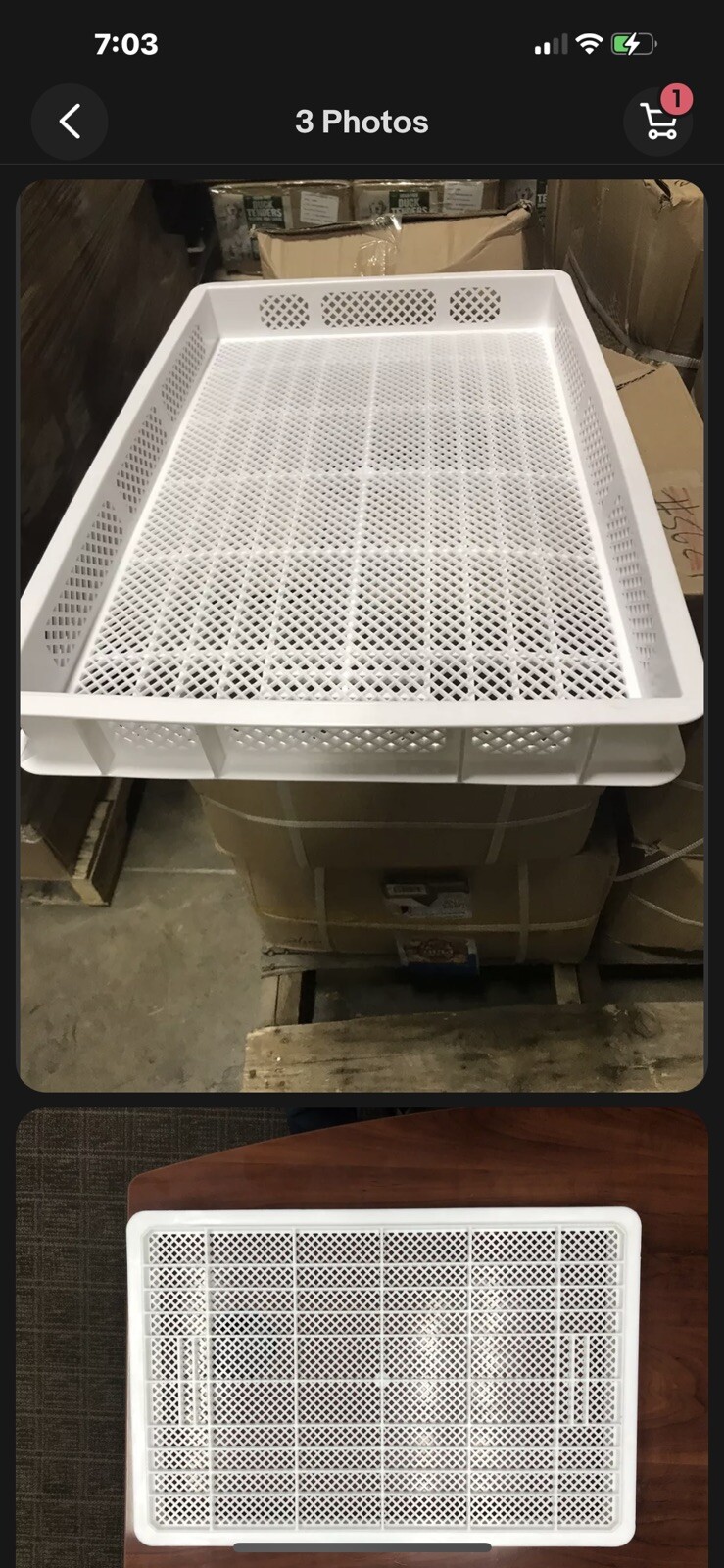 8 slightly Used White Plastic Pasta, Perforated Stackable Drying Trays 8 slightly Used White Plastic Pasta, Perforated Stackable Drying Trays