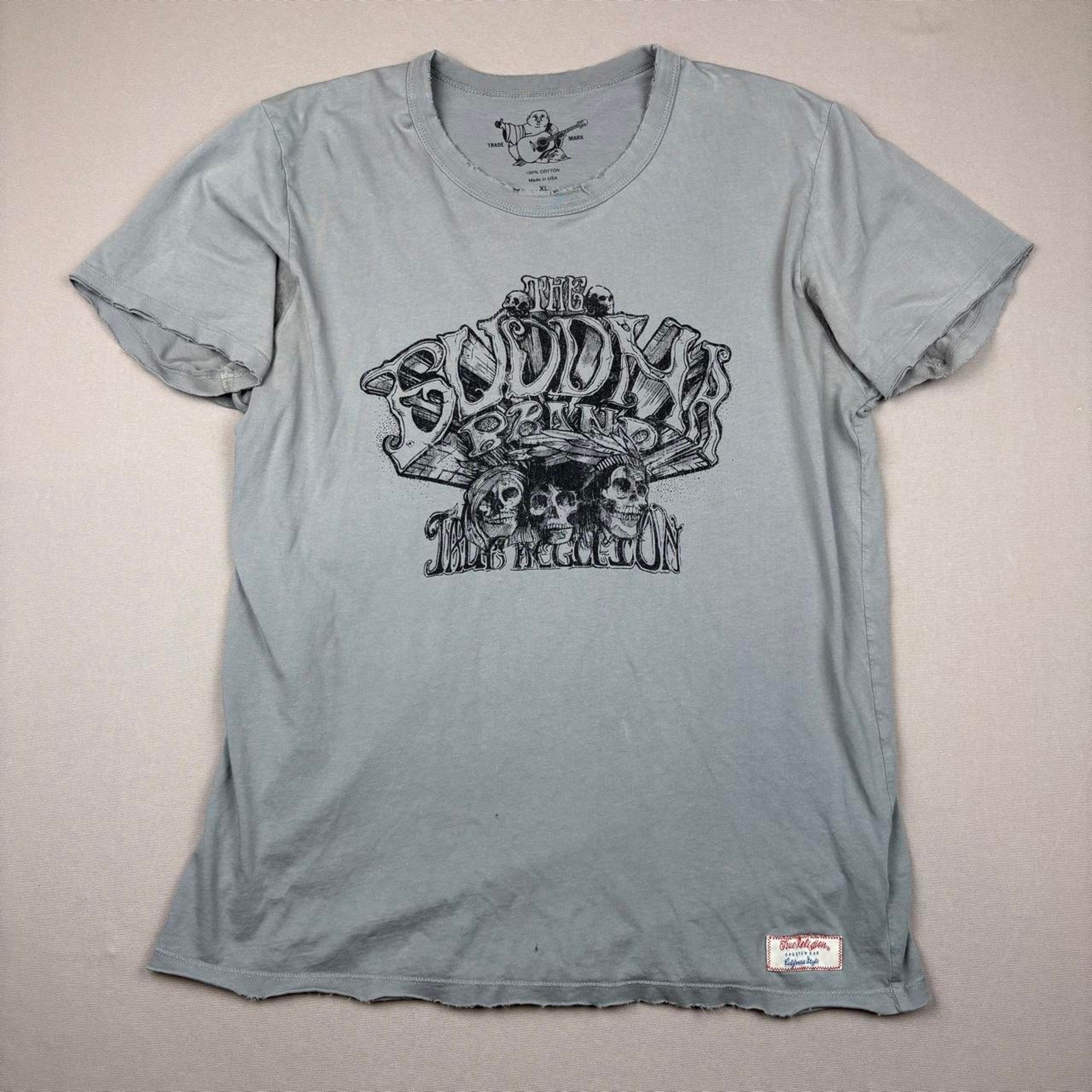 Vintage True Religion Buddha Guitar Graphic T-Shirt Men’s XL