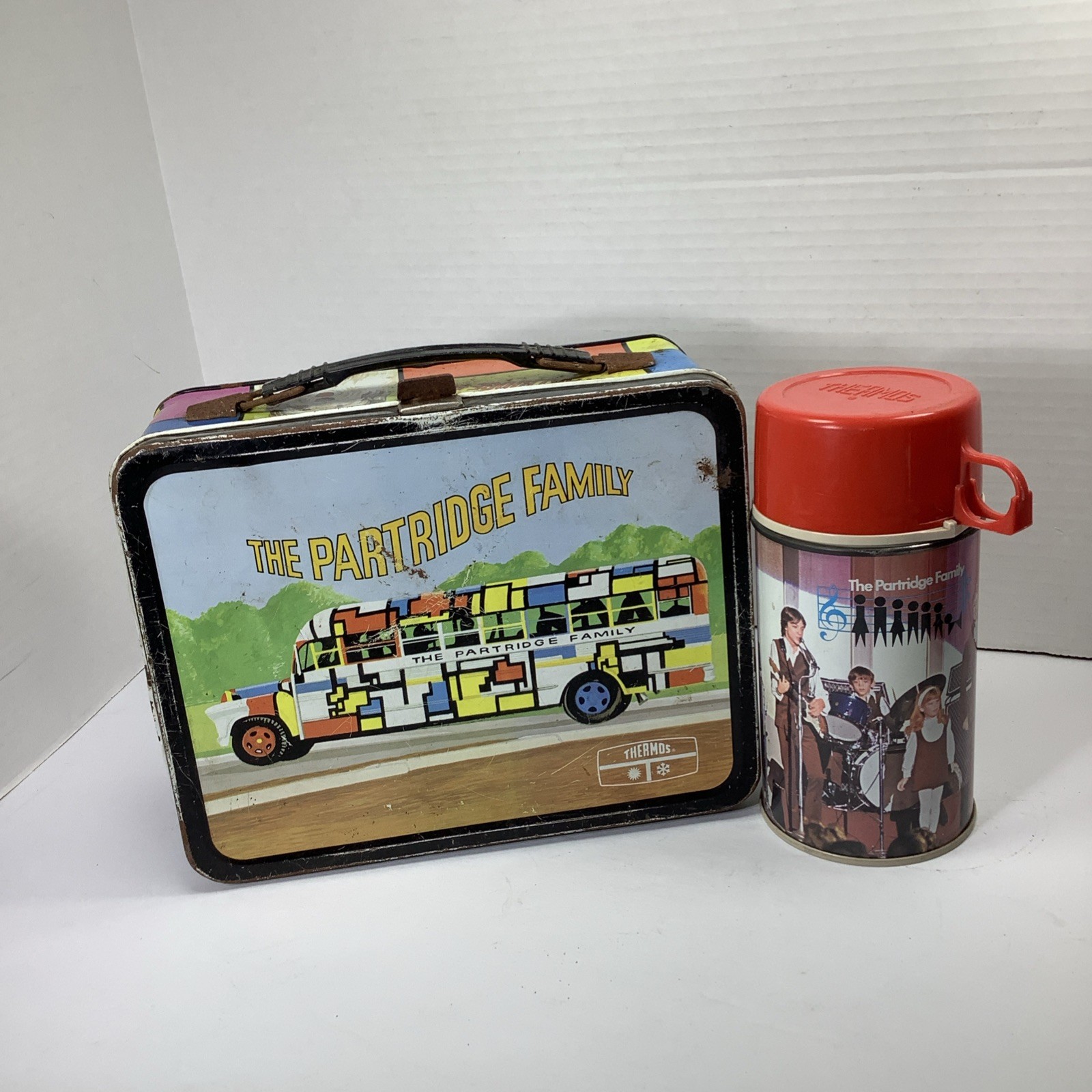 Vintage 1971 The Partridge Family Metal Lunch Box Lunchbox Thermos Cassidy Vintage 1971 The Partridge Family Metal Lunch Box Lunchbox Thermos Cassidy