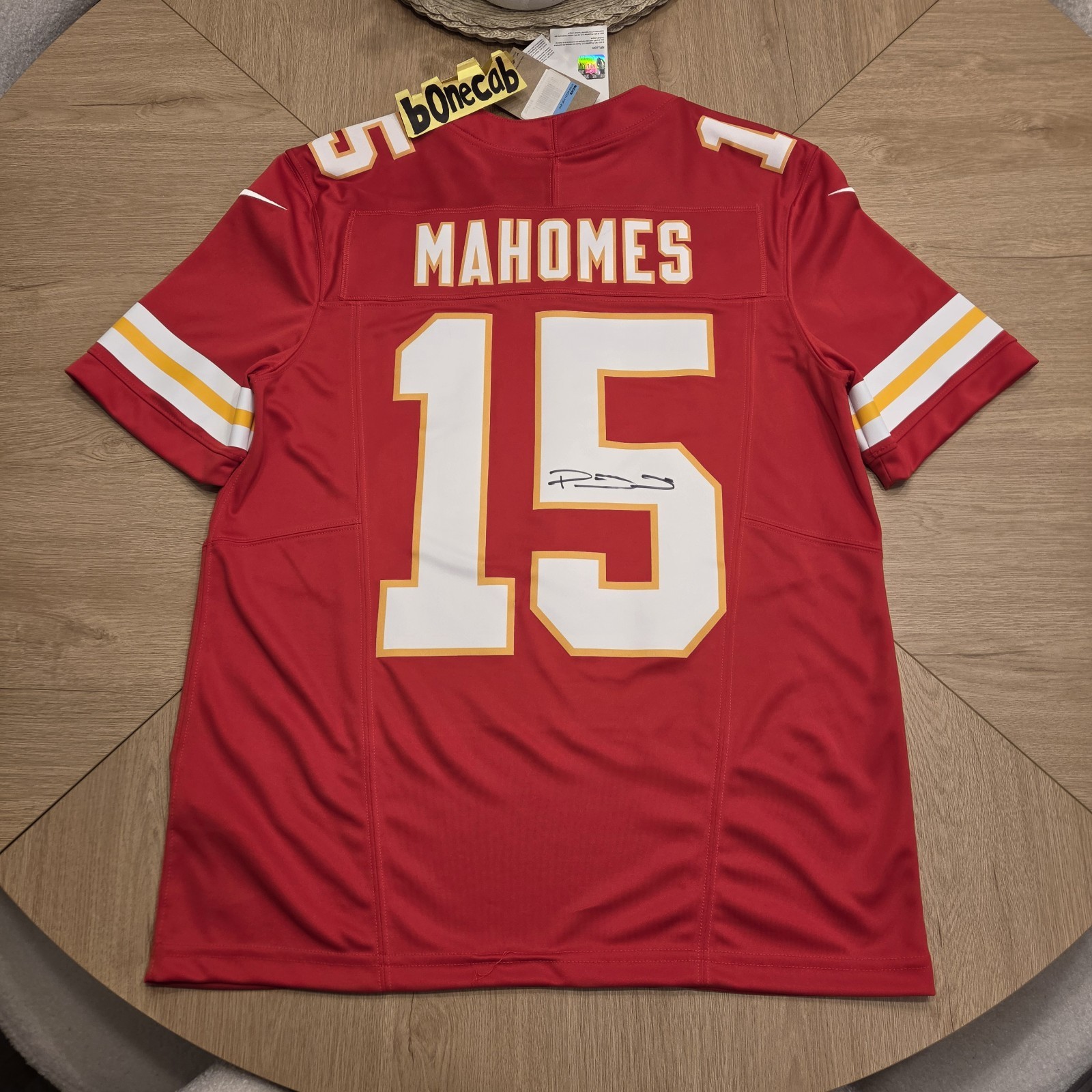NFL Authentic Jersey Pat Mahomes Kansas City Chiefs Nike Vapor F.U.S.E. Limited