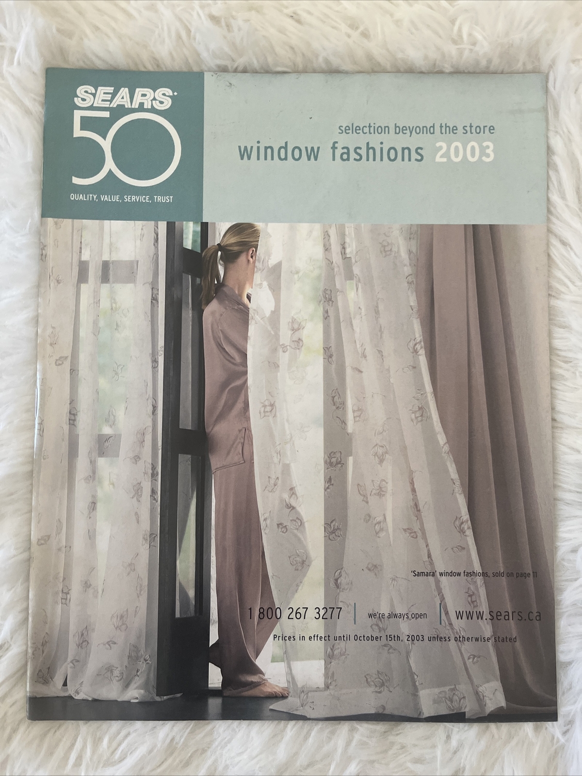 Vintage Sears 2003 Windows Coverings Fashions Catalogue Blinds Curtains Canada