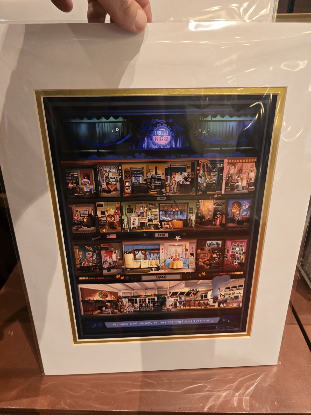 2026 Disney Parks Haley Talton Walt Disney’s Carousel Of Progress 14x18\