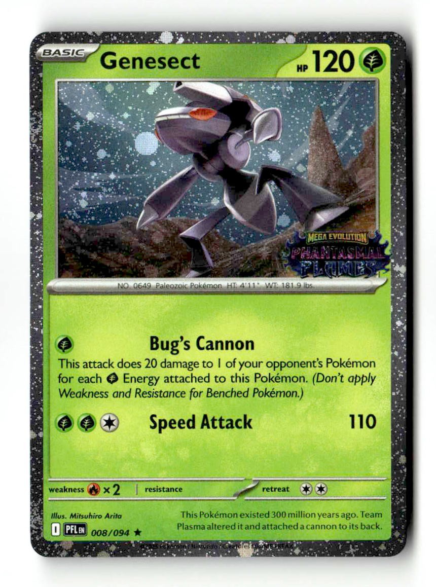 Genesect (Cosmos Holo) (Best Buy Exclusive) 008/094 Promo NM Genesect (Cosmos Holo) (Best Buy Exclusive) 008/094 Promo NM