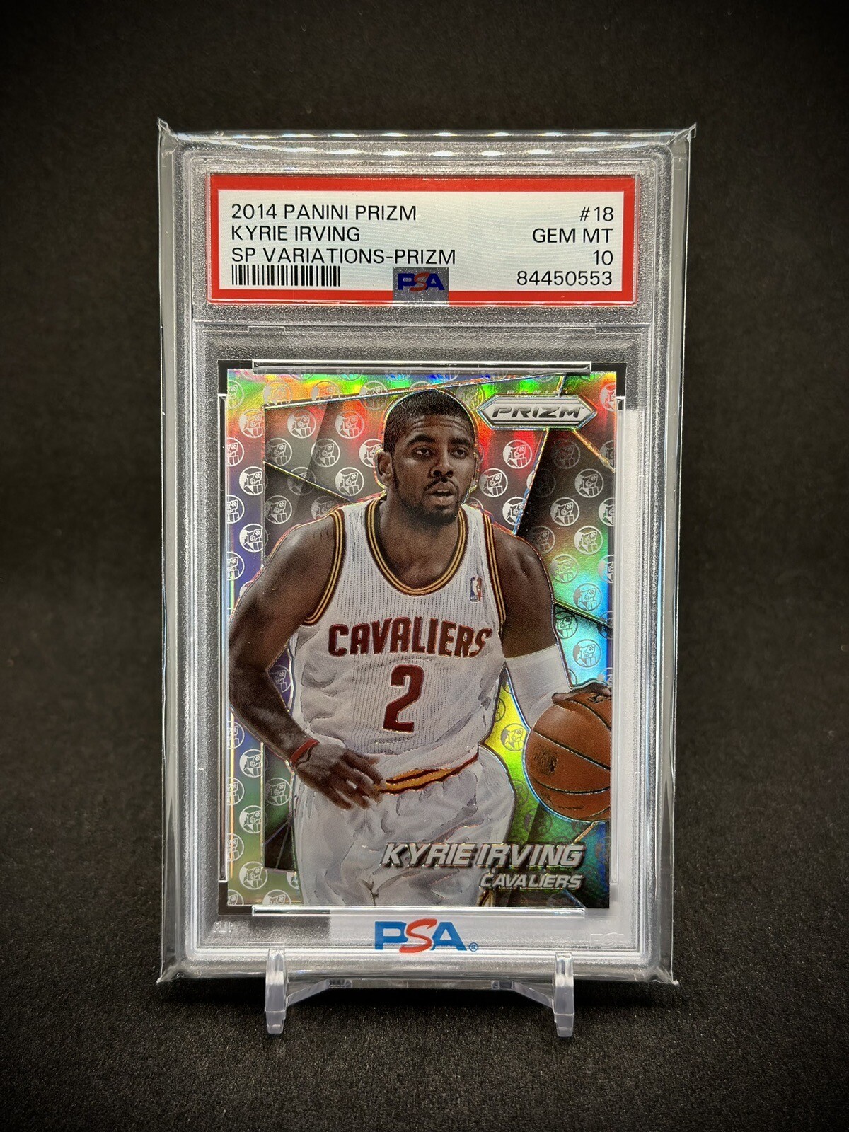 Kyrie Irving 2014-15 Panini Prizm Variations Prizm SP PSA 10 Cavaliers
