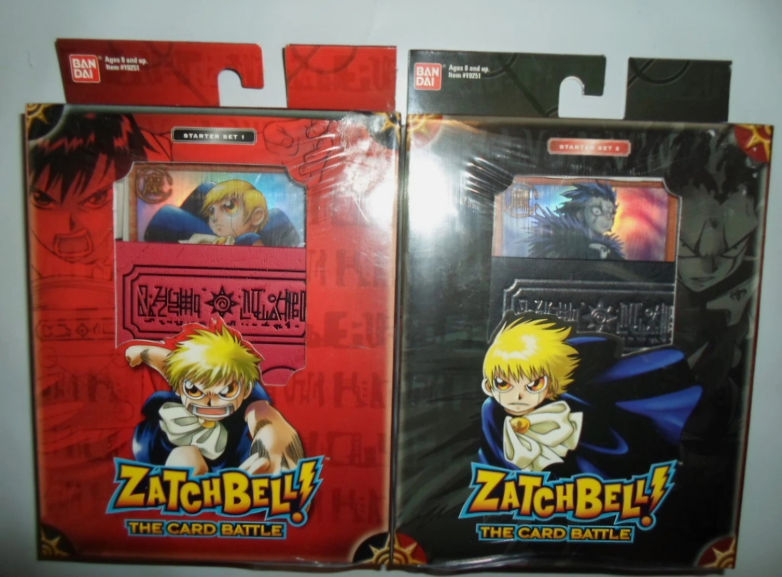 LOT 2 BANDAI ZATCH BELL THE CARD BATTLE STARTER DECK SETS #1 #2 TRADING CARDS LOT 2 BANDAI ZATCH BELL THE CARD BATTLE STARTER DECK SETS #1 #2 TRADING CARDS