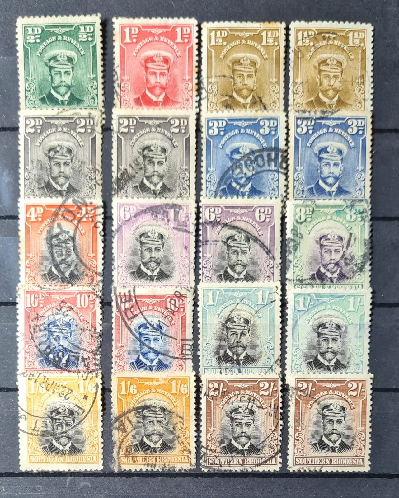 SALE Southern Rhodesia 1924 George V sg 1-13 Fine Used / Used As Pictures.