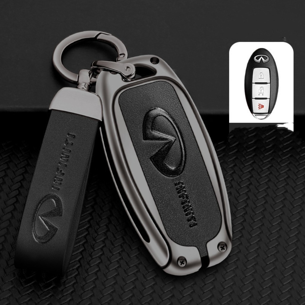 New Metal Key Fob Case For INFINITI Q50 Q60 QX50 QX55 QX60 Accessories