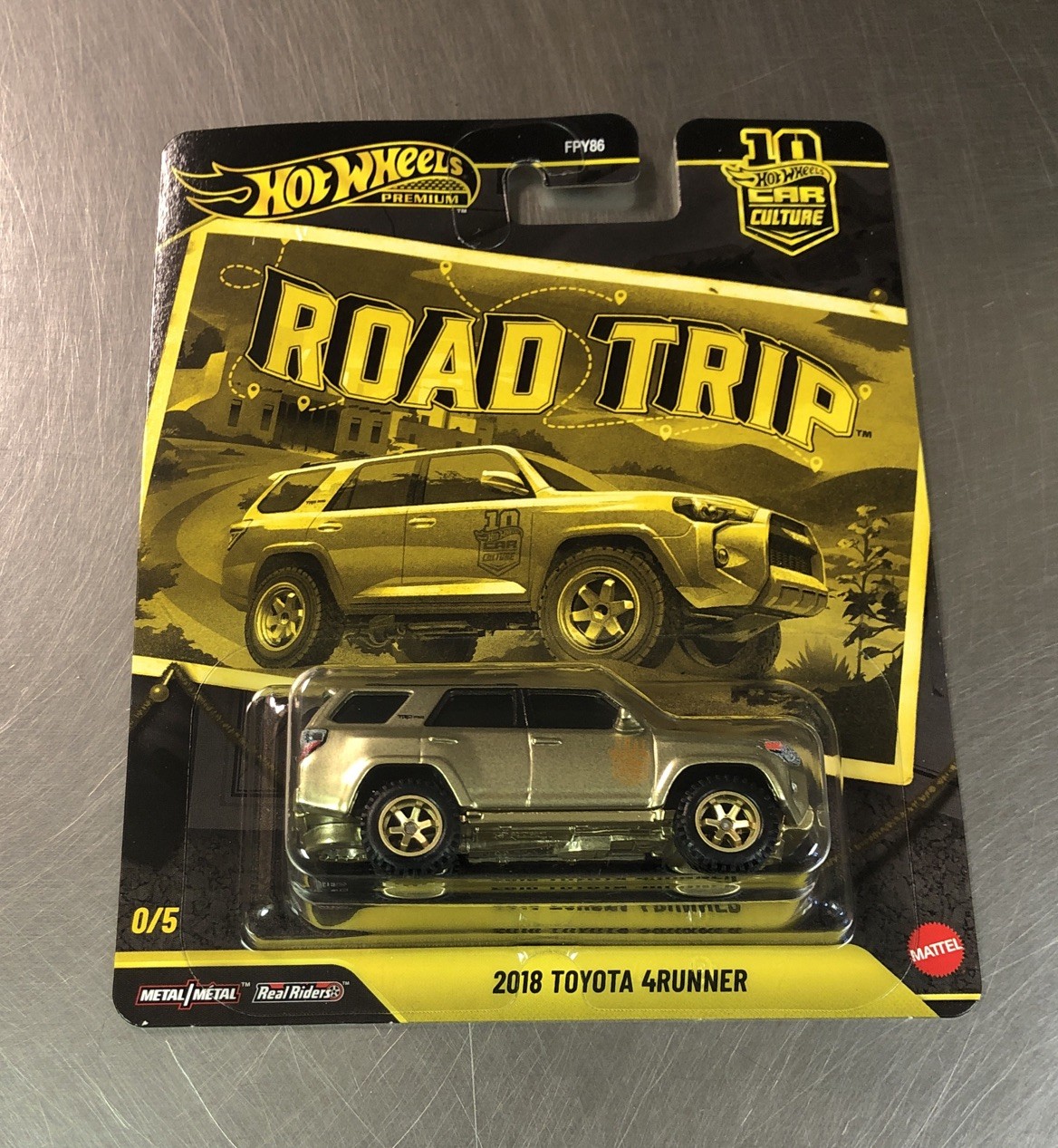 HOT WHEELS PREMIUM ( CHASE ) ROAD TRIP 2018 TOYOTA 4RUNNER 2026 CAR CULTURE HOT WHEELS PREMIUM ( CHASE ) ROAD TRIP 2018 TOYOTA 4RUNNER 2026 CAR CULTURE