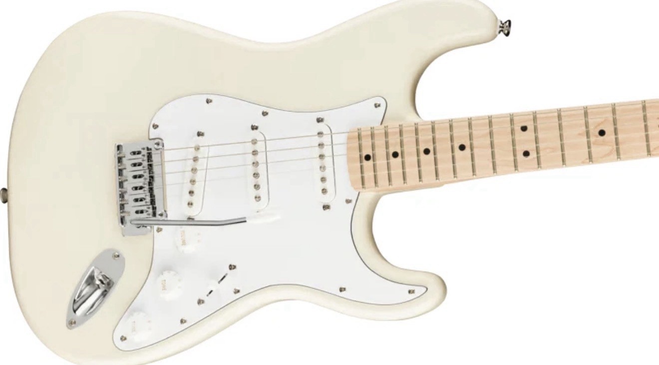 Fender Squier Affinity Series Stratocaster Electric Guitar (Olympic White) New Fender Squier Affinity Series Stratocaster Electric Guitar (Olympic White) New