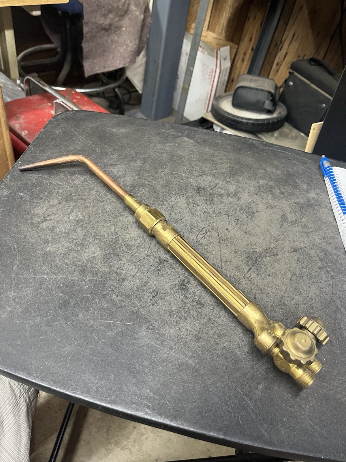 Victor 315C Welding Torch Handle With 3-W Victor Tip Victor 315C Welding Torch Handle With 3-W Victor Tip