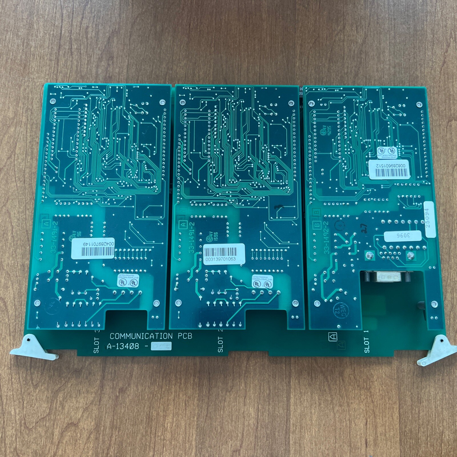 🔥Barber Colman A-13408 Communication PCB + 33-1491-2/2-2, Used, 🇺🇸￼