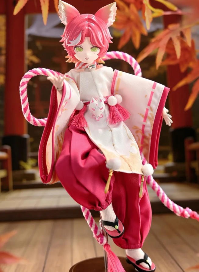 Pre-Sale Visions Paradise Dragon Fruit Fox 8.8In Lovely Bjd Action Figure Gift