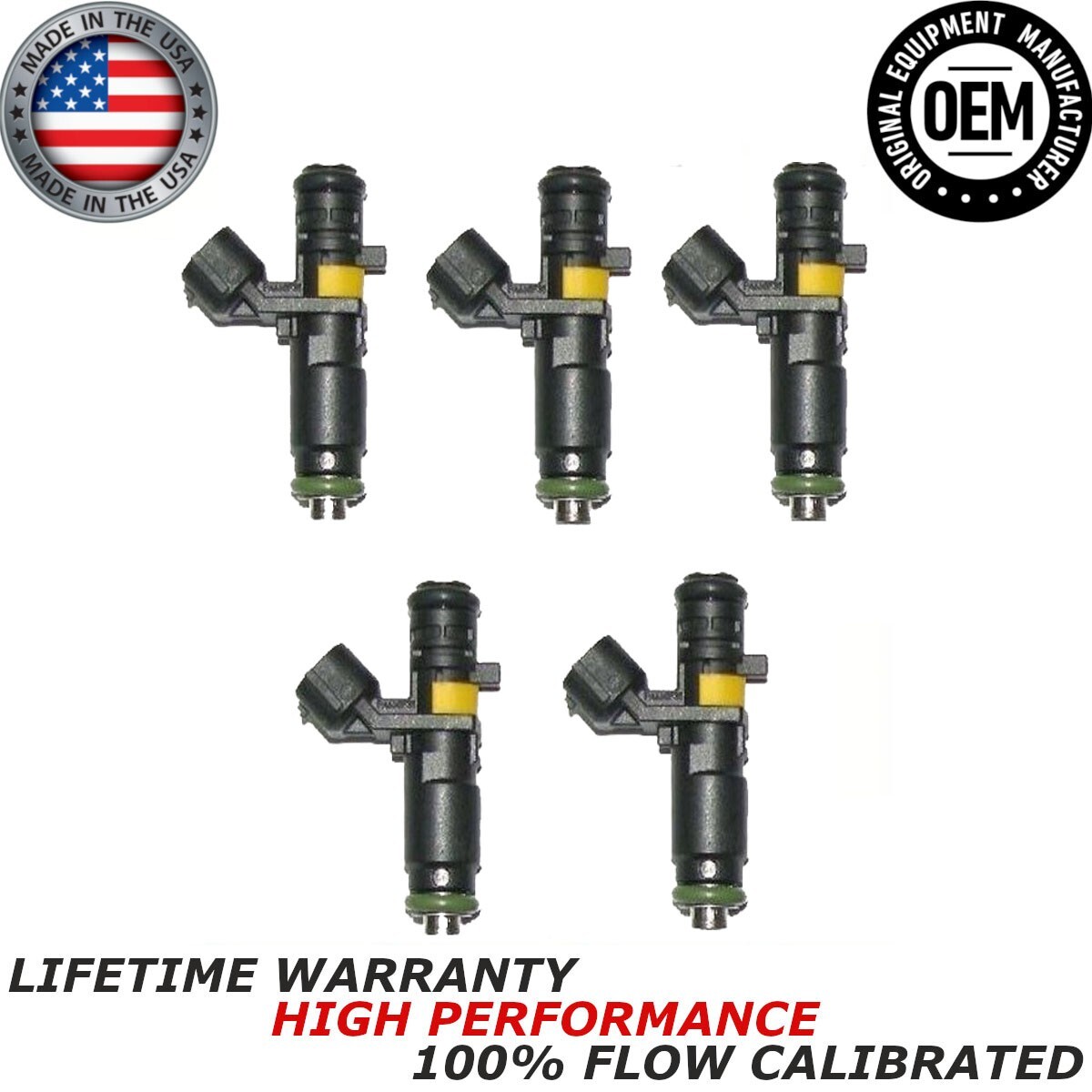 NEW 5X OEM Siemens Fuel Injector BEETLE 06-07 L5-2480cc 2.5L F/I Vin BPS and BPR NEW 5X OEM Siemens Fuel Injector BEETLE 06-07 L5-2480cc 2.5L F/I Vin BPS and BPR