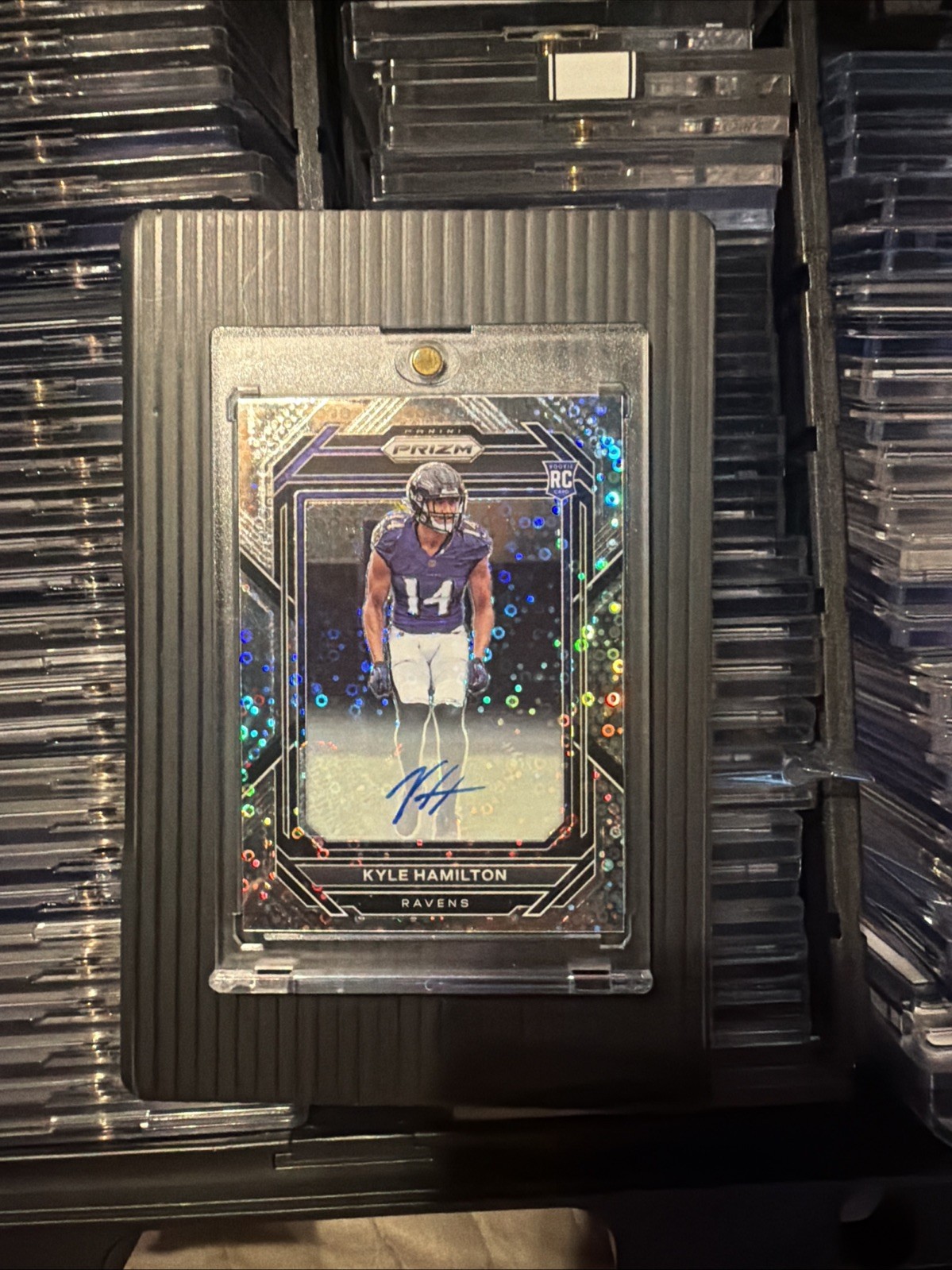 2022  Prizm - Rookies Kyle Hamilton Silver Prizm Disco Autographs Baltimore SSP