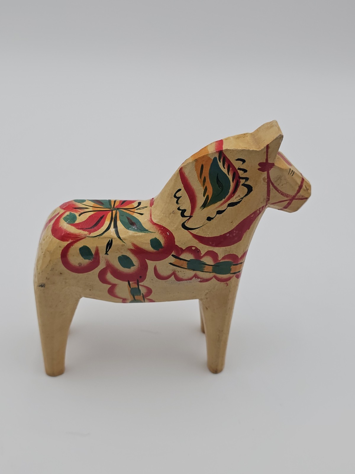 Vintage Swedish Dala Horse Akta Dalahemslojd 6” Christmas