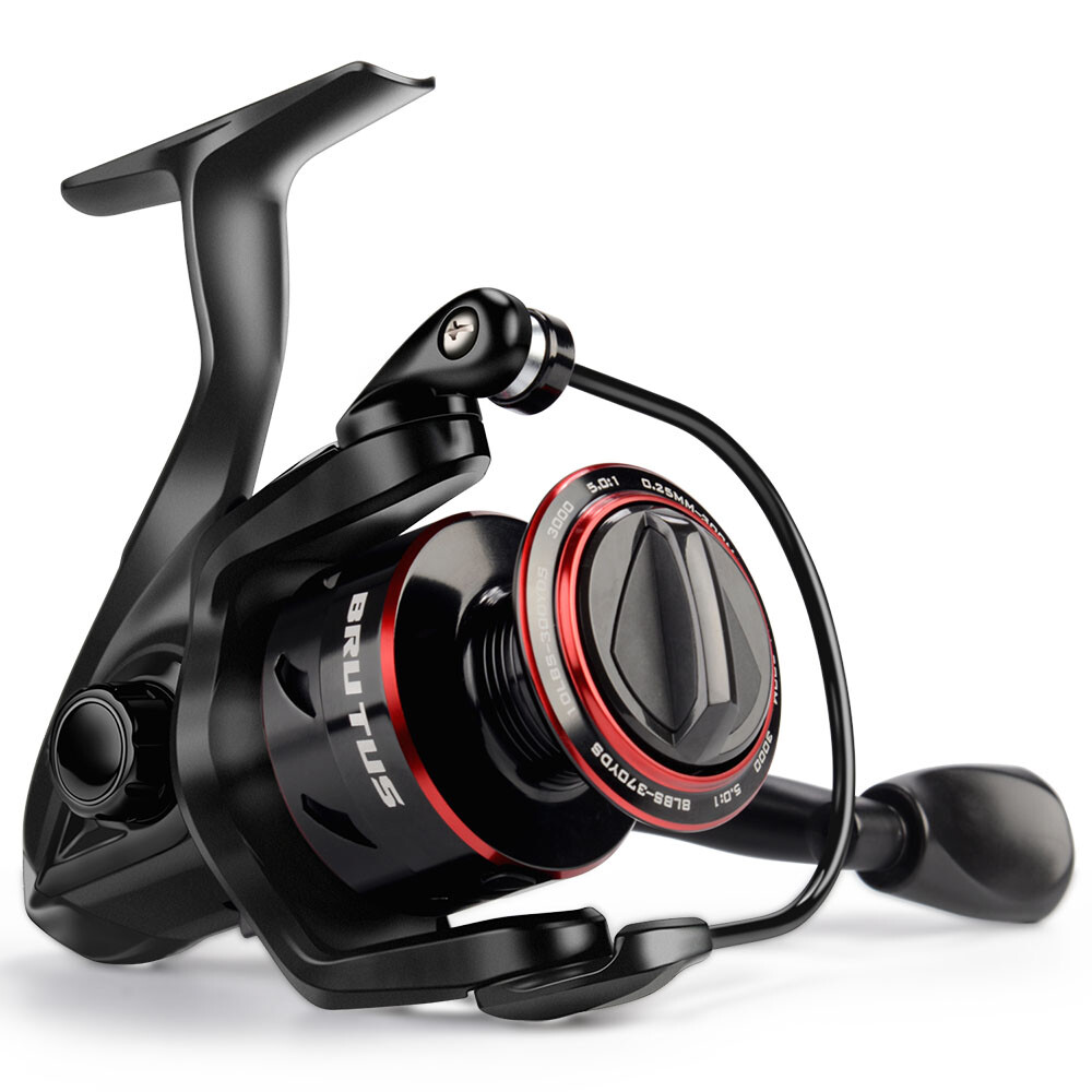 KastKing Brutus Spinning Reel Lure Fishing Reels High Capacity Spool Max 17.5 LB