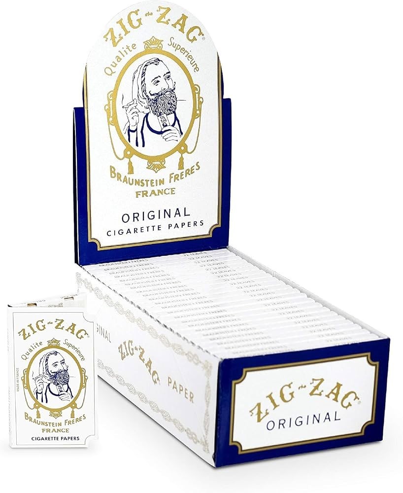 Zig-Zag Single Wide Rolling Papers Full Box W/Tracking *Best Price* No Tariffs