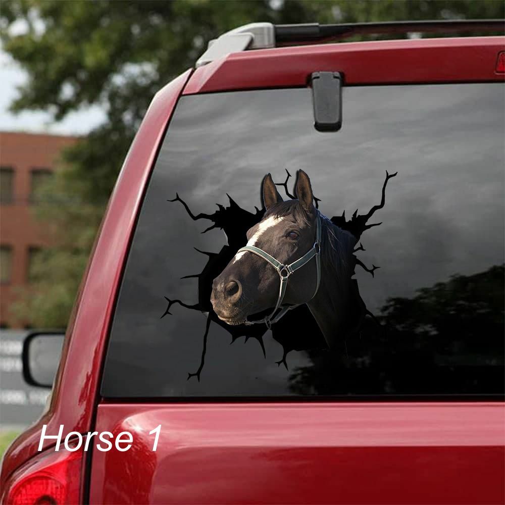 LARGE-SIZED CAR DECALS - HORSE - 8 CHOICES