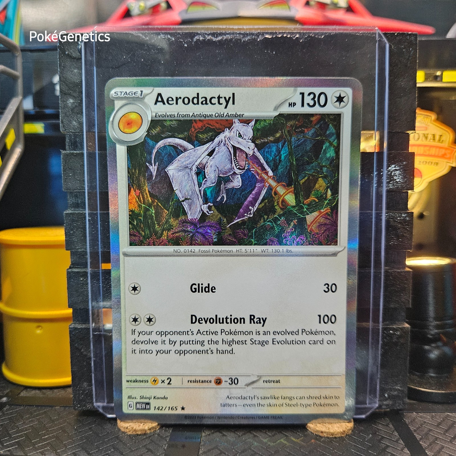 Aerodactyl 151 Holo Pokémon TCG 142/165 Scarlet & Violet Rare