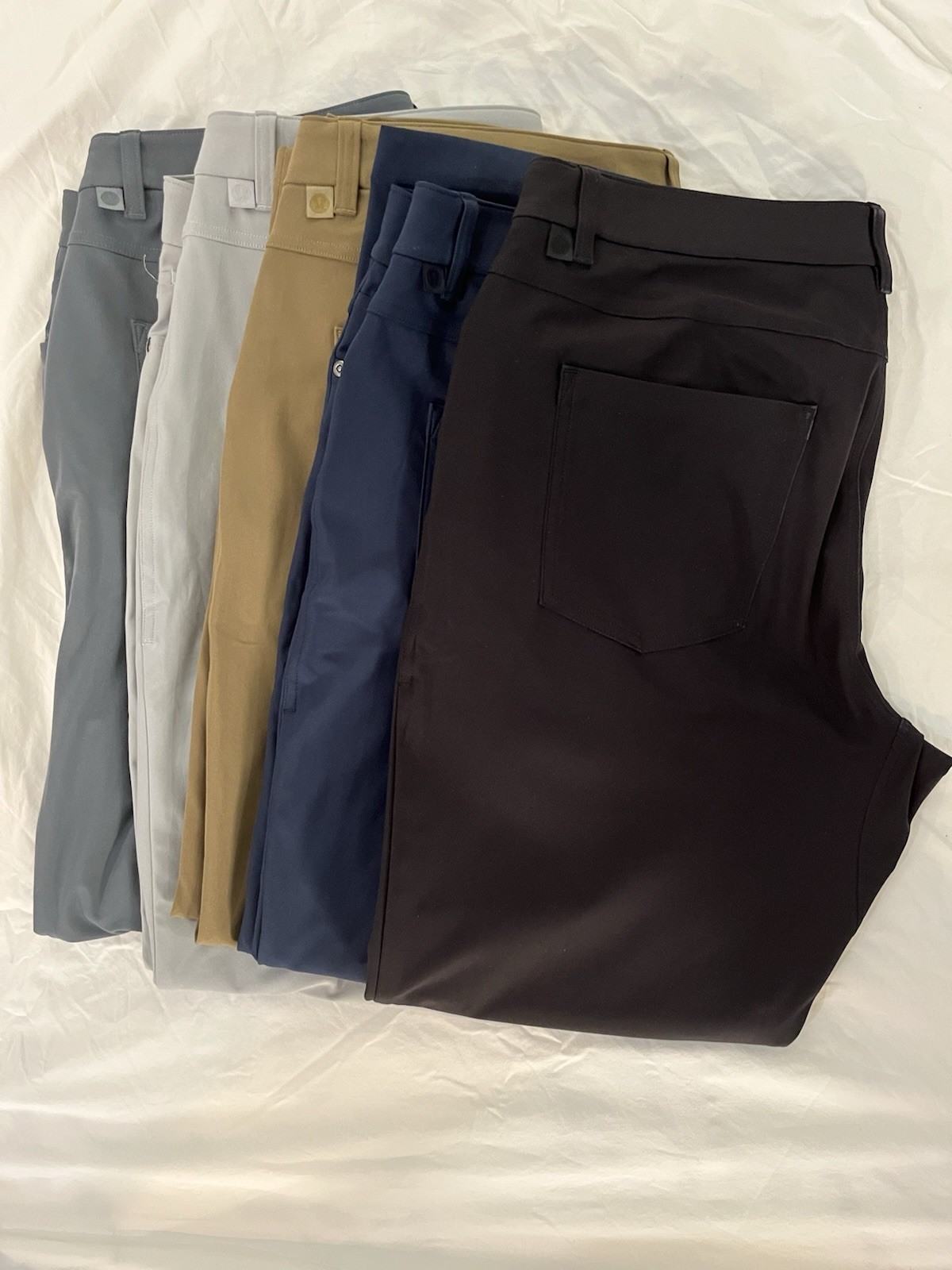 Lululemon ABC Classic FirGolf Trousers Men's W36 L30 Multiple Colors Lululemon ABC Classic FirGolf Trousers Men's W36 L30 Multiple Colors