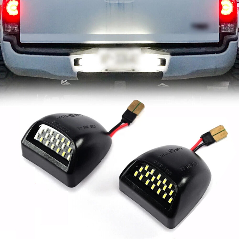 2pcs License Plate LED Light Assembly For 2009 2010 2011 2012 Chevrolet Traverse