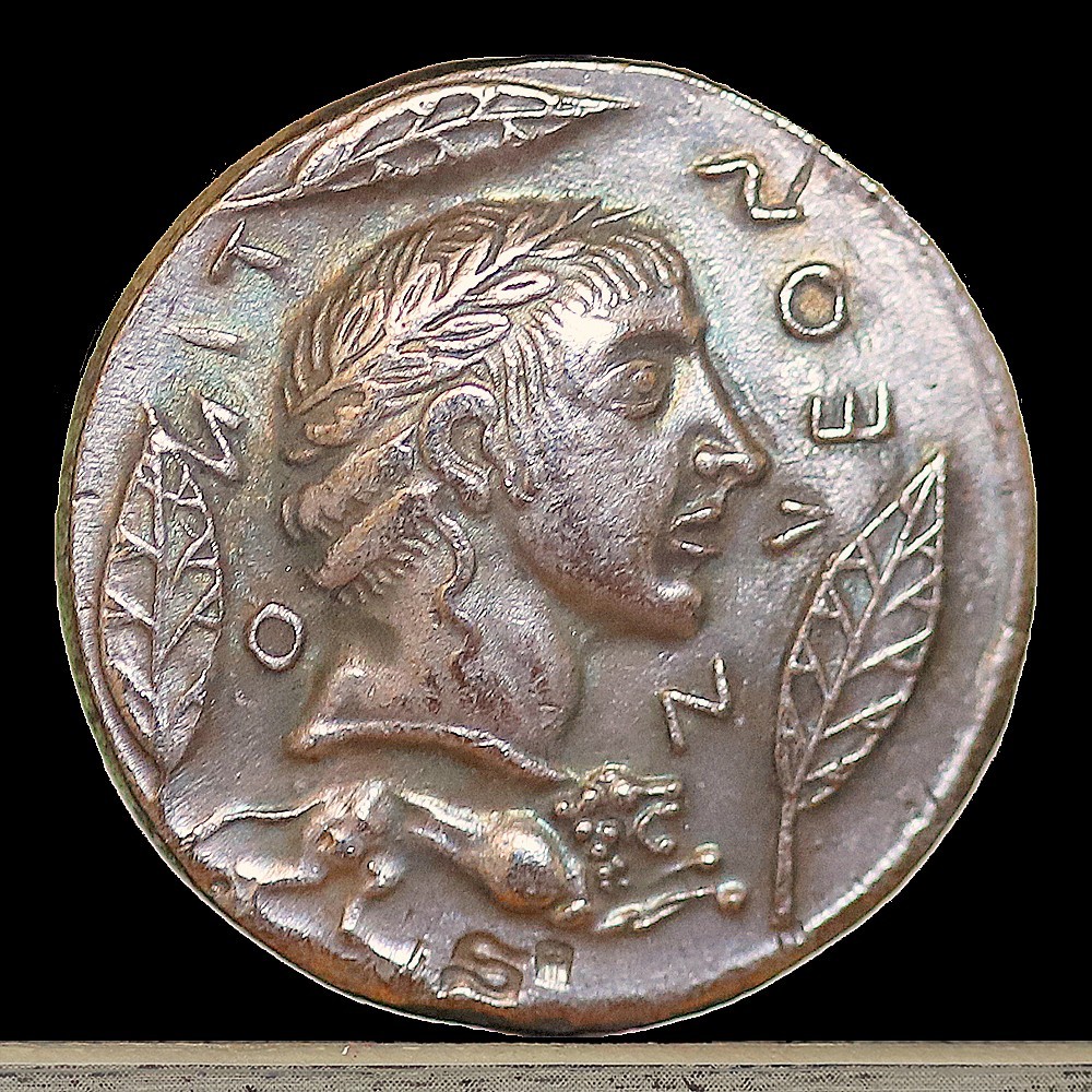 341-329 BC Ancient Greece Apollo Son of Zeus Coin - Tetradrachm 22mm 341-329 BC Ancient Greece Apollo Son of Zeus Coin - Tetradrachm 22mm