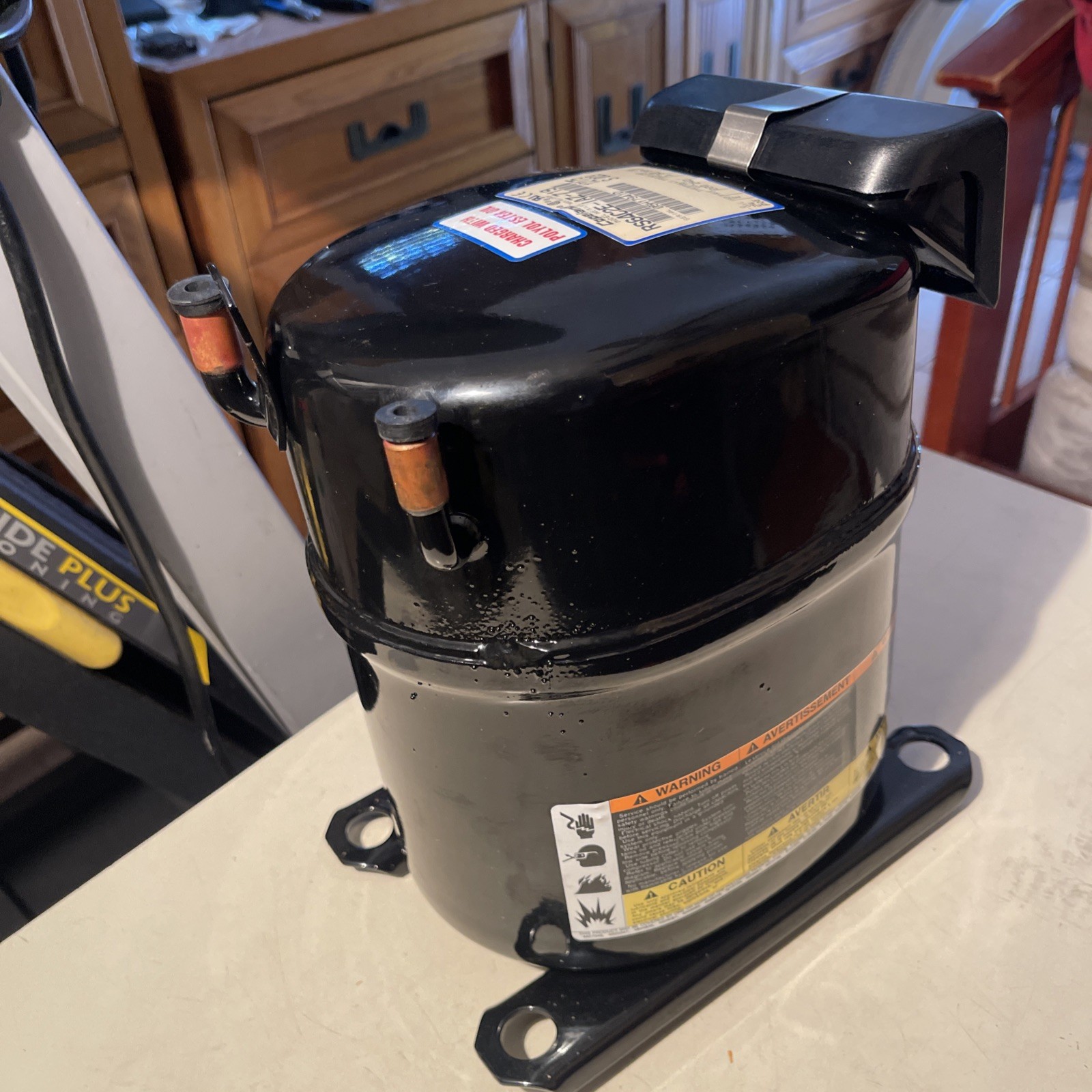 Copeland Compressor Kit. New. Model RS64C2E Serial 05417941D. Copeland Compressor Kit. New. Model RS64C2E Serial 05417941D.