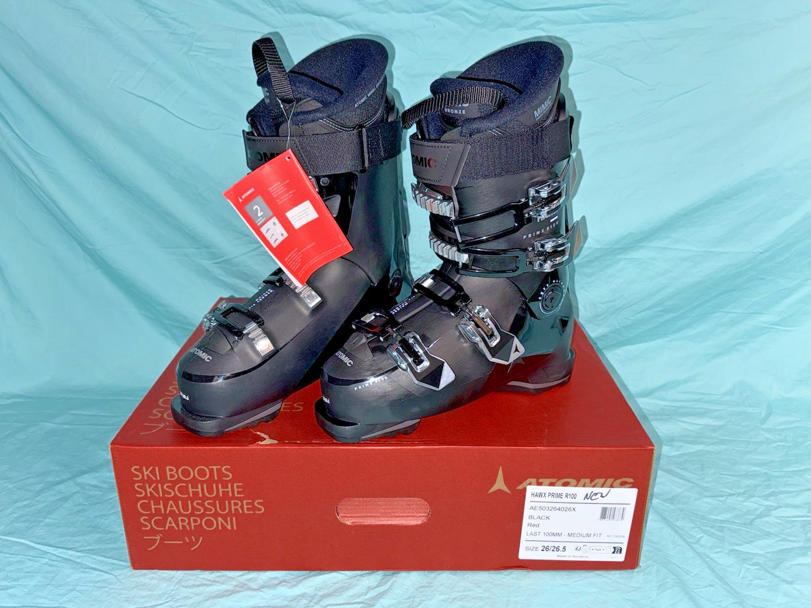 🔥 2026 New ATOMIC HAWX Prime R100 GW Men\'s Unisex SKI BOOTS 26.5 ❆ 100mm